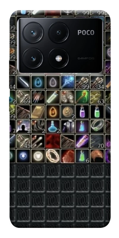 Чохол на Xiaomi Poco X6 Inventory menu ver.2 фото 1 з 1