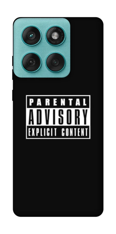 Чохол на Motorola Edge 60 Fusion Parental Advisory Label фото 1 з 1