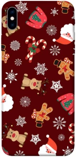 Чехол на Apple iPhone XS Max (6.5") Новогодний v6 фото 1 из 1