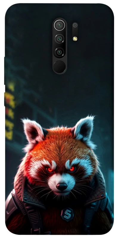 Чохол на Xiaomi Redmi 9 Cyber Red Panda фото 1 з 1