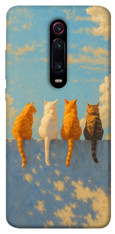 Чехол на Xiaomi Redmi K20 / K20 Pro / Mi9T / Mi9T Pro cats on wall фото 1 из 1