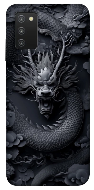 Чохол на Samsung Galaxy A03s black dragon фото 1 з 1