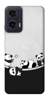 Чохол на Motorola Moto G35 Four pandas фото 1 з 1