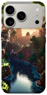 Чехол на Apple iPhone 17 Pro (6.3") Minecraft sunset фото 1 из 1