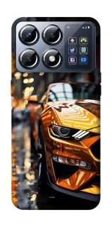 Чохол на Xiaomi POCO X8 Pro Golden sports car фото 1 з 1