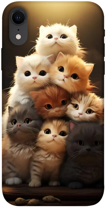 Чехол на Apple iPhone XR (6.1") Чехол Kittie Love v2 фото 1 из 1