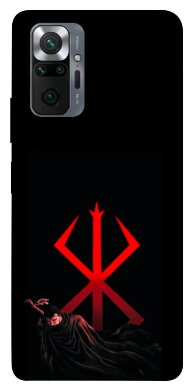 Чохол на Xiaomi Redmi Note 10 Pro Berserk Red Logo фото 1 з 1