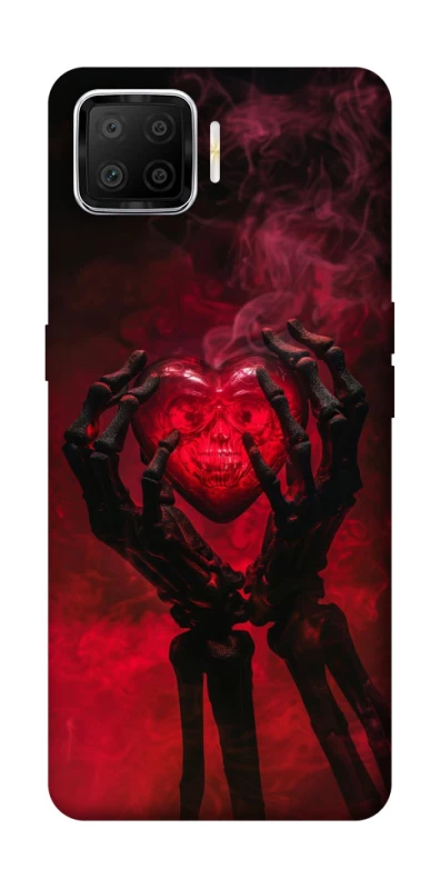 Чохол на Oppo A73 (2017) Heart in the hands of a skeleton фото 1 з 1