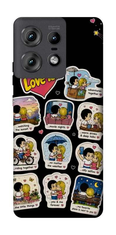 Чохол на Motorola Edge 50 Pro Love is ver.4 фото 1 з 1