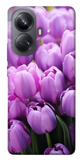 Чохол на Realme 10 Pro+ Фіолетові тюльпани фото 1 з 1