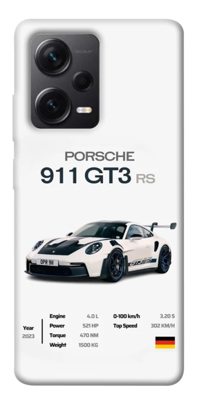 Чехол на Xiaomi Redmi Note 12 Pro+ 5G Porsche 911 GT3 фото 1 из 1