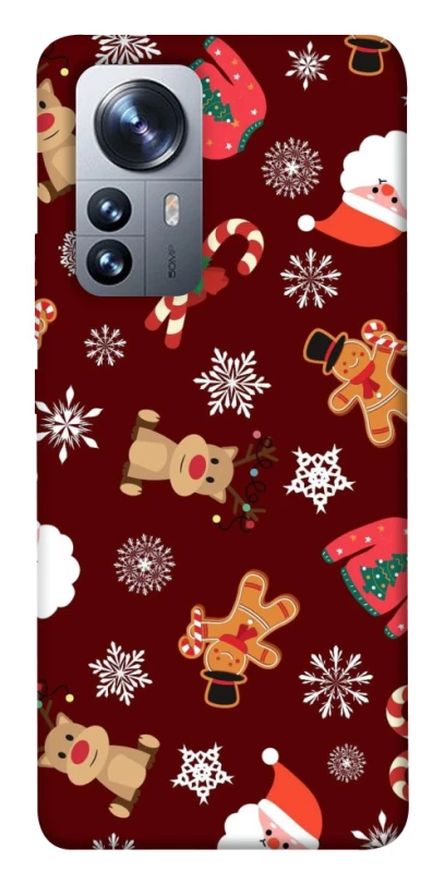 Чехол на Xiaomi 12 / 12X Новогодний v6 фото 1 из 1