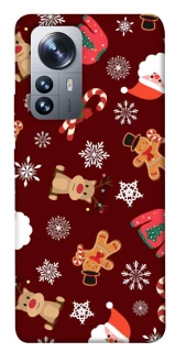 Чехол на Xiaomi 12 / 12X Новогодний v6 фото 1 из 1