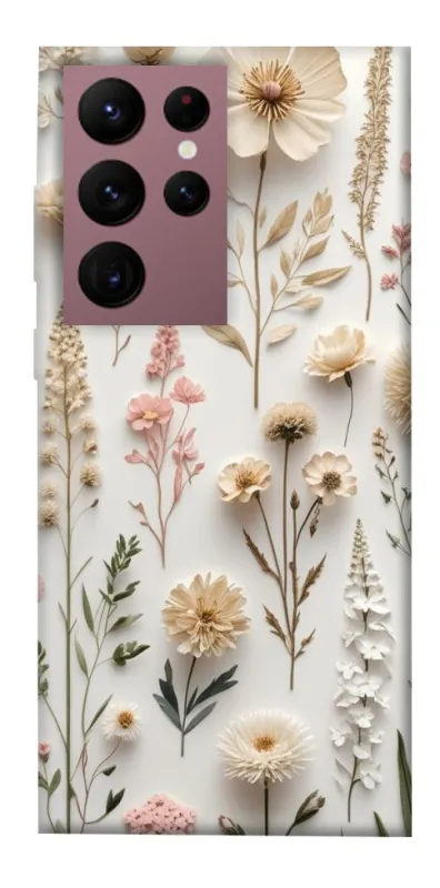 Чохол на Samsung Galaxy S22 Ultra Floral design ver.1 фото 1 з 1