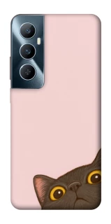Чехол на Realme C65 4G Peeping cat фото 1 Чехол на Realme C65 4G Peeping cat фото 1 из 1