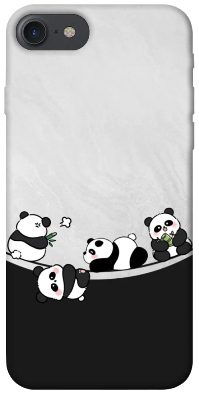 Чохол на Apple iPhone 7 / 8 (4.7") Four pandas фото 1 з 1