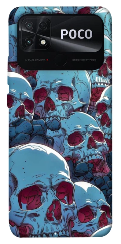 Чохол на Xiaomi Poco C40 Skulls v2 фото 1 з 1
