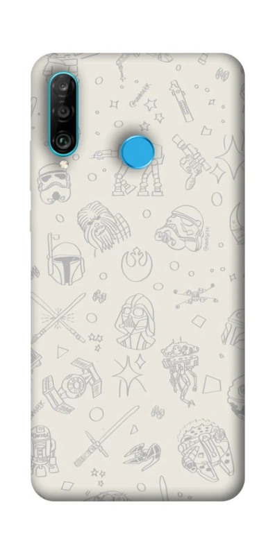 Чохол на Huawei P30 lite Star Wars background ver.1 фото 1 з 1