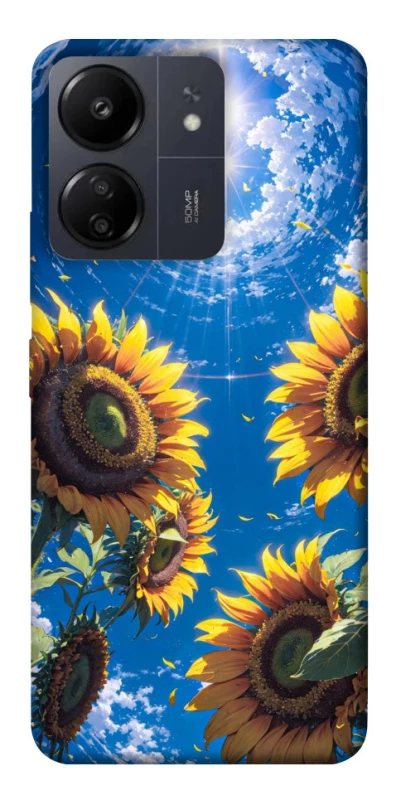 Чехол на Xiaomi Poco C65 Sunflowers фото 1 из 1