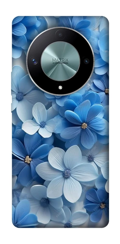 Чехол на Huawei Magic6 Lite Синие цветы фото 1 из 1