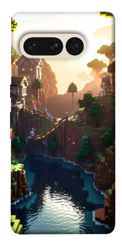 Чохол на Google Pixel 7 Pro Minecraft sunset фото 1 з 1