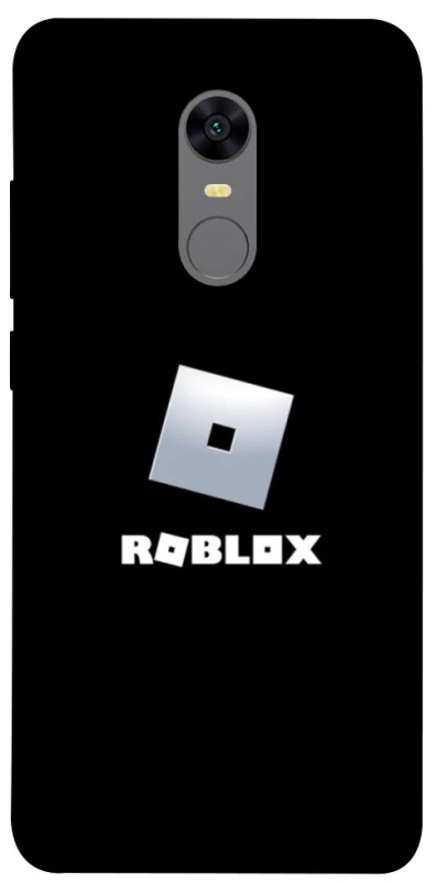 Чохол на Xiaomi Redmi 5 Plus / Redmi Note 5 (Single Camera) Roblox logo black фото 1 з 1