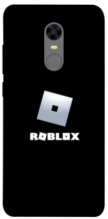 Чохол на Xiaomi Redmi 5 Plus / Redmi Note 5 (Single Camera) Roblox logo black фото 1 з 1