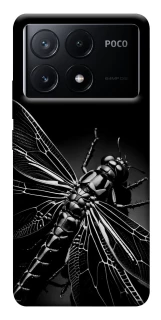 Чехол на Xiaomi Poco X6 Black dragonfly фото 1 из 1
