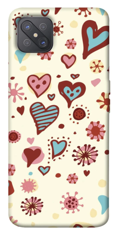 Чохол на Oppo A92s Pretty hearts фото 1 з 1