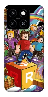 Чехол на ZTE Blade A55 4G Roblox family фото 1 из 1