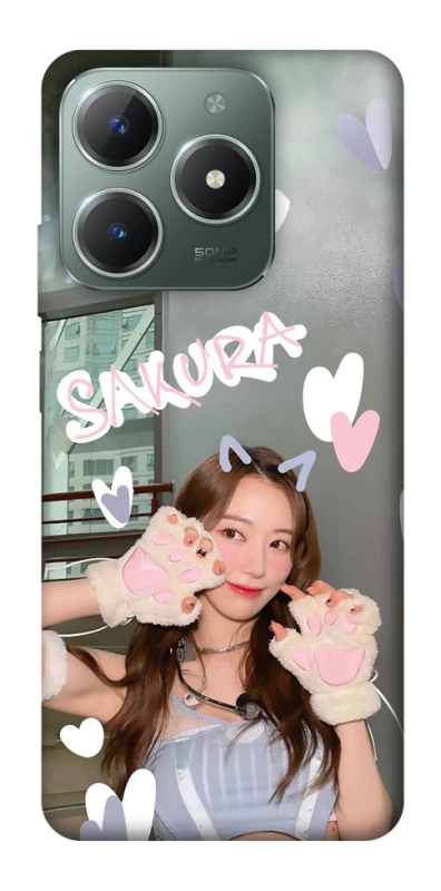 Чехол на Realme C61 Sakura - LE SSERAFIM фото 1 из 1