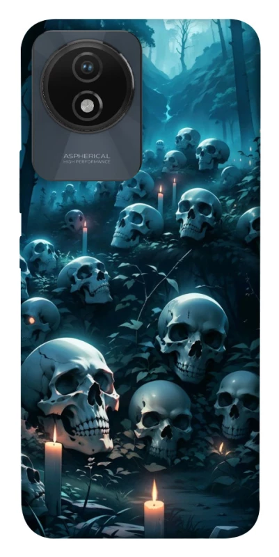 Чехол на Vivo Y02 Skulls v3 фото 1 из 1