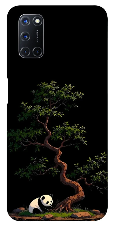 Чохол на Oppo A52 / A72 / A92 Panda and tree фото 1 з 1