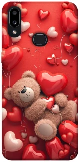 Чехол на Samsung Galaxy A10s bear in hearts фото 1 из 1
