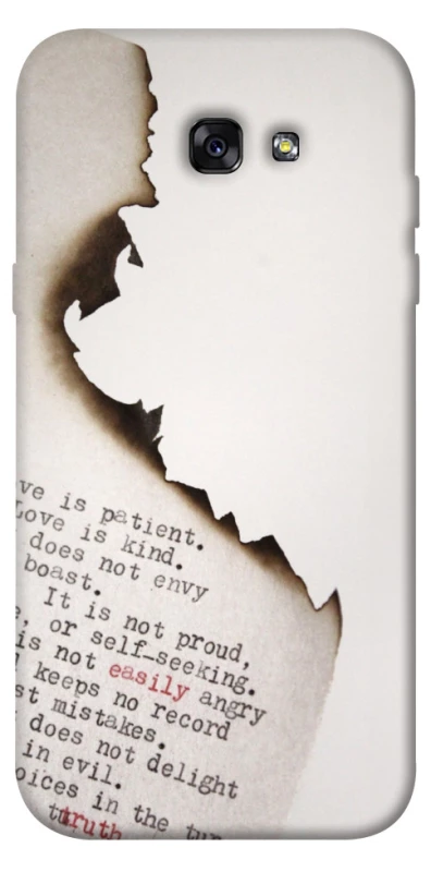 Чехол на Samsung A720 Galaxy A7 (2017) Стихи фото 1 из 1