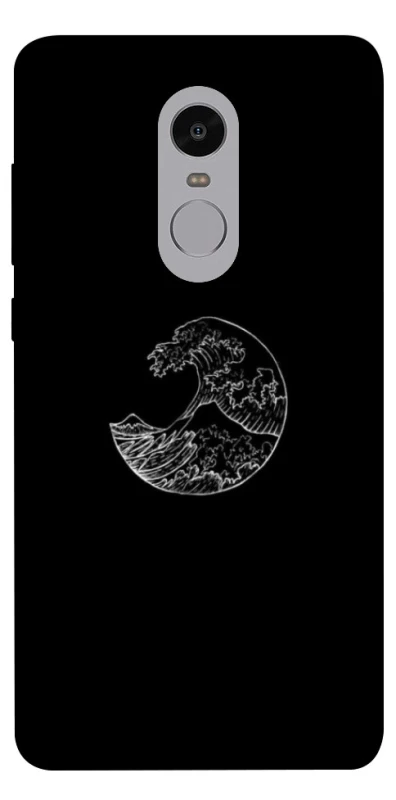 Чохол на Xiaomi Redmi Note 4X / Note 4 (Snapdragon) Black tsunami фото 1 з 1