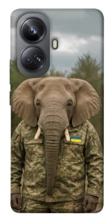Чехол на Realme 10 Pro+ Слон защитник фото 1 из 1