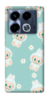 Чохол на Infinix Note 40 4G Labubu Green фото 1 з 1