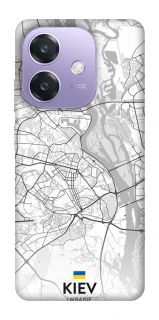 Чохол на Oppo A40m Kiev white map фото 1 з 1