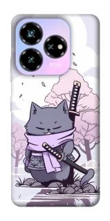 Чехол на ZTE Nubia V60 Samurai cat фото 1 Чехол на ZTE Nubia V60 Samurai cat фото 1 из 1