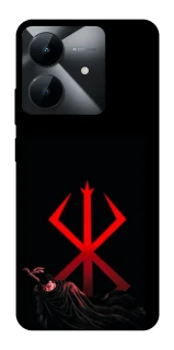 Чехол на Realme Note 60x Berserk Red Logo фото 1 из 1