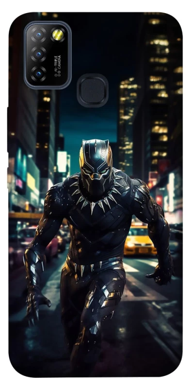 Чохол на Infinix Hot 10 Lite Black Panther фото 1 з 1