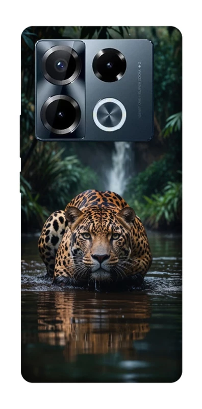 Чохол на Infinix Note 40 Pro 4G Leopard in water фото 1 з 1