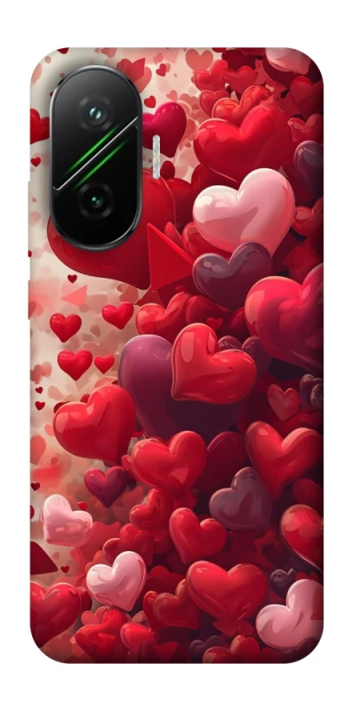 Чохол на Xiaomi Poco F7 Many hearts фото 1 з 1