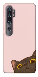 Чохол на Xiaomi Mi Note 10 / Note 10 Pro / Mi CC9 Pro Peeping cat фото 1 з 1