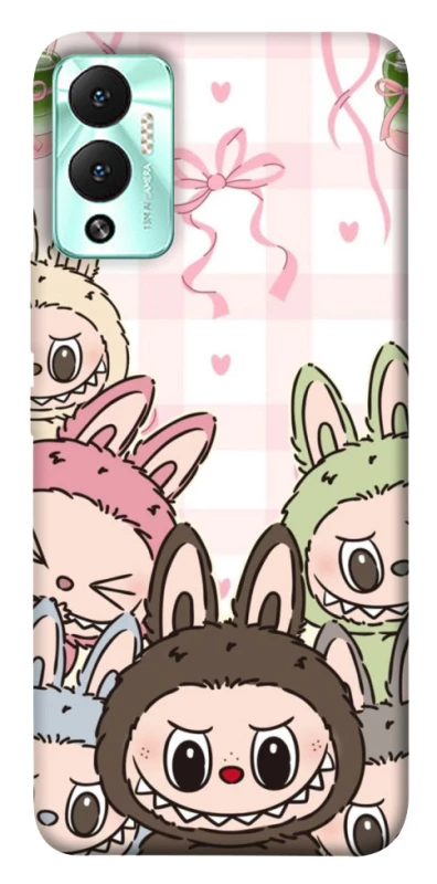 Чохол на Infinix Hot 12 Play All Labubu 2 фото 1 з 1