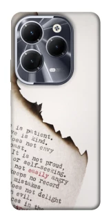 Чехол на Infinix Hot 40 Стихи фото 1 из 1