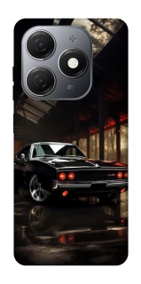 Чехол на TECNO Spark 20 Black classic car фото 1 из 1