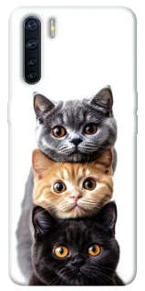 Чохол на Oppo A91 Гарні котики фото 1 з 1