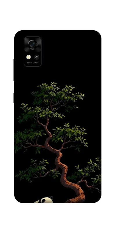 Чохол на ZTE Blade A31 Panda and tree фото 1 з 1
